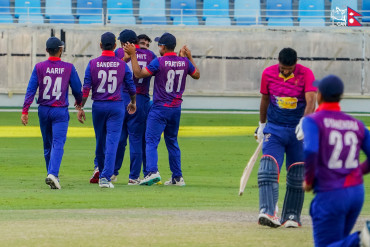 विश्वकप क्रिकेट लिग-२ : महत्त्वपूर्ण खेलमा यूएईसँग प्रतिस्पर्धा गर्दै नेपाल